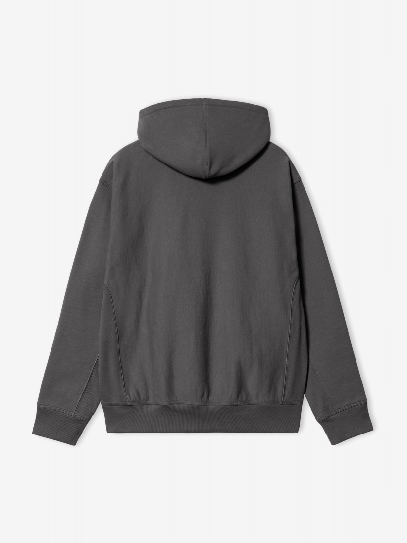 Carhartt WIP American Script Grey Hoodie