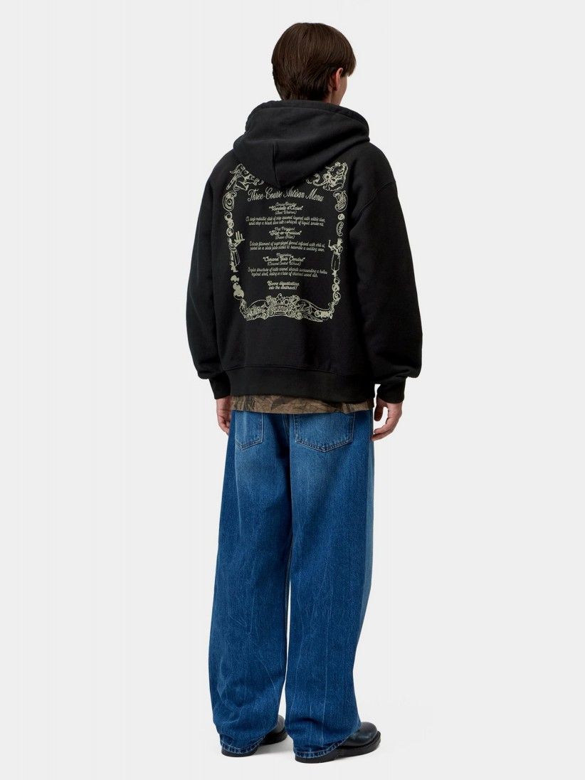 Casaco com Capuz Carhartt WIP Chez Preto Casaco com Capuz Carhartt WIP Chez Preto