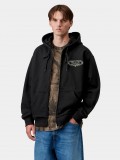 Casaco com Capuz Carhartt WIP Chez Preto Casaco com Capuz Carhartt WIP Chez Preto