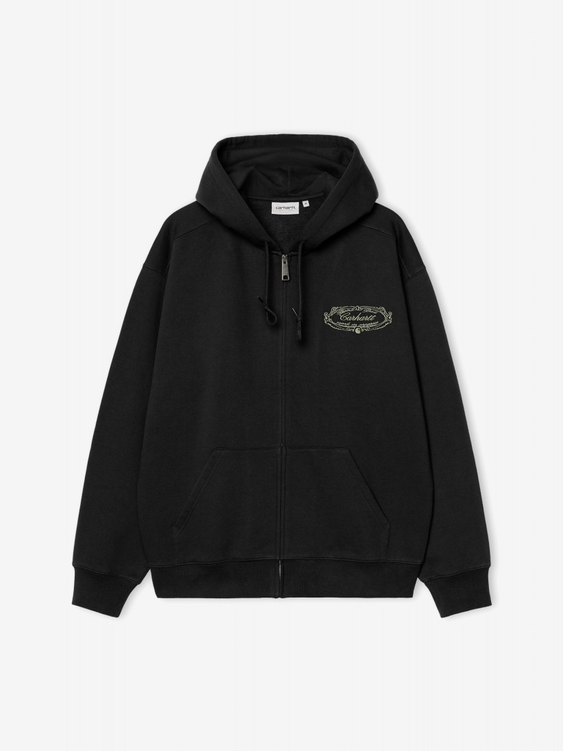 Casaco com Capuz Carhartt WIP Chez Preto Casaco com Capuz Carhartt WIP Chez Preto