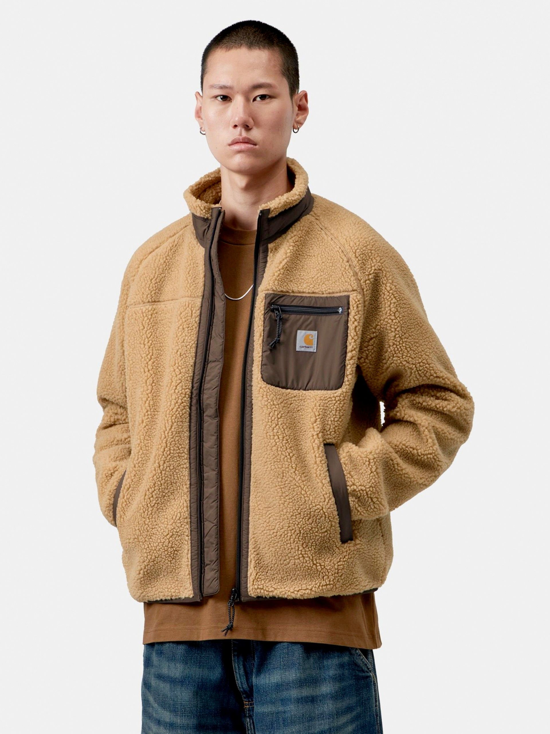 Casaco Carhartt WIP Prentis Liner Camel