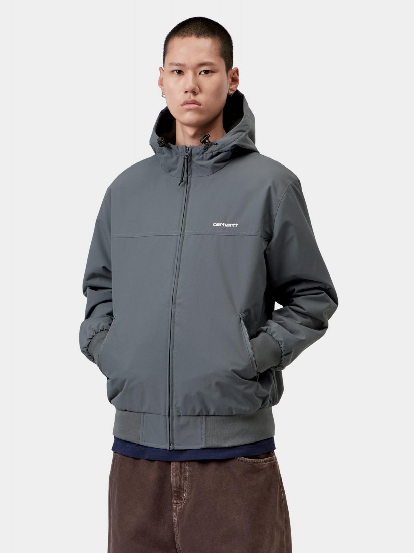 Carhartt WIP Sail Grey Hooded Jacket
