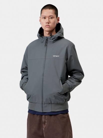 Carhartt WIP Sail Grey Hooded Jacket