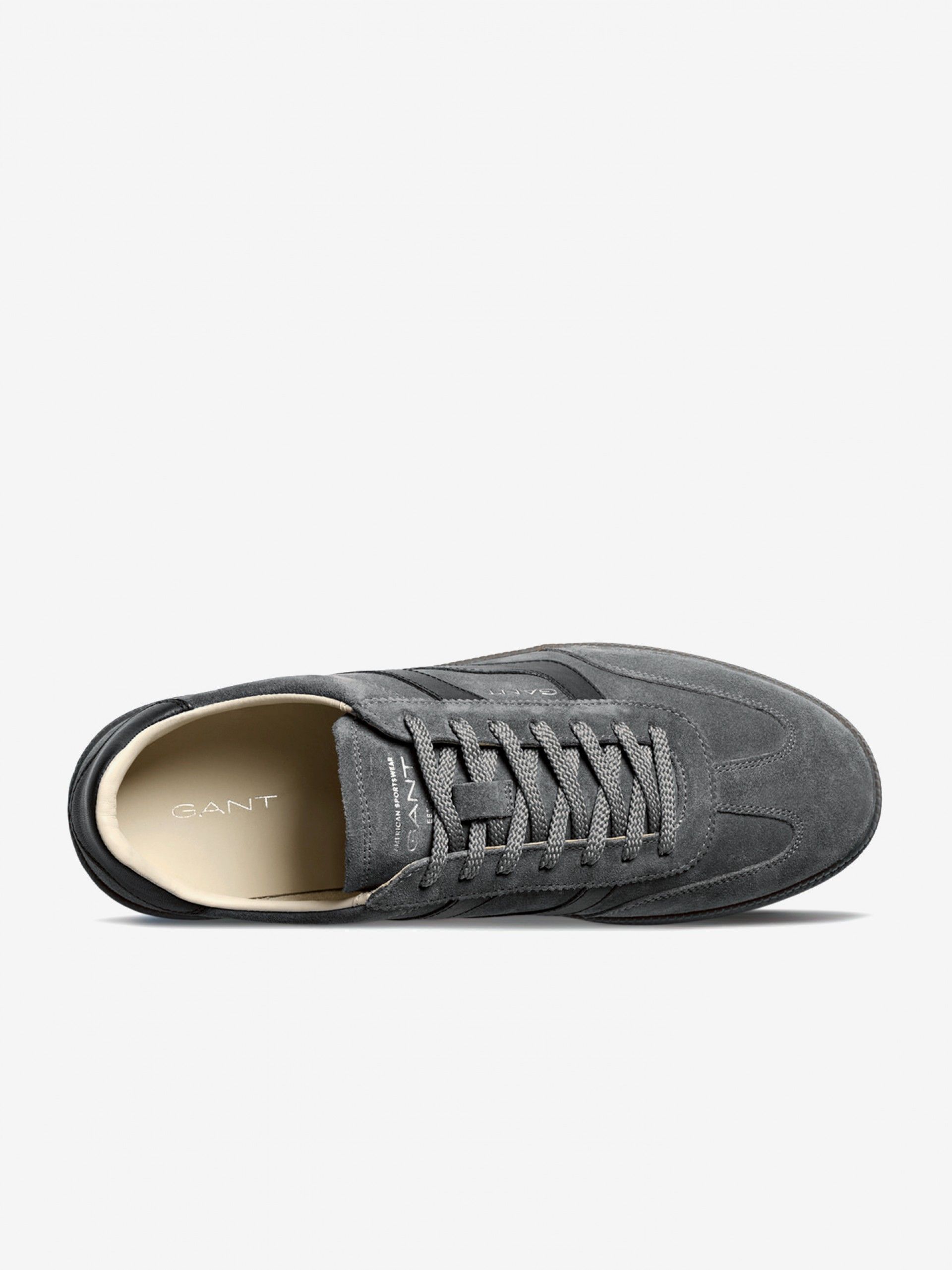Zapatillas Gant Cuzmo Grises De Gamuza Para Hombre
