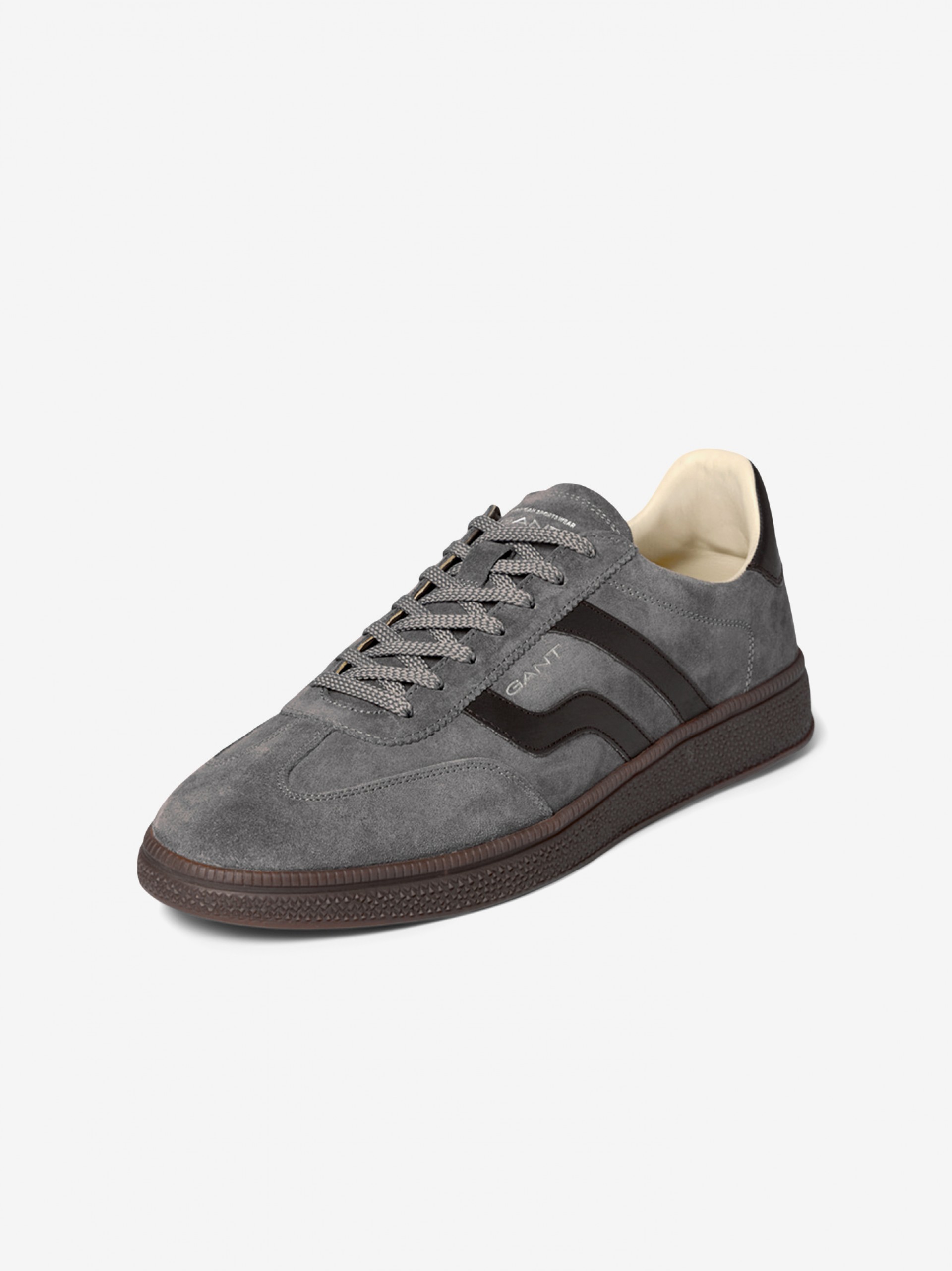 Zapatillas Gant Cuzmo Grises De Gamuza Para Hombre