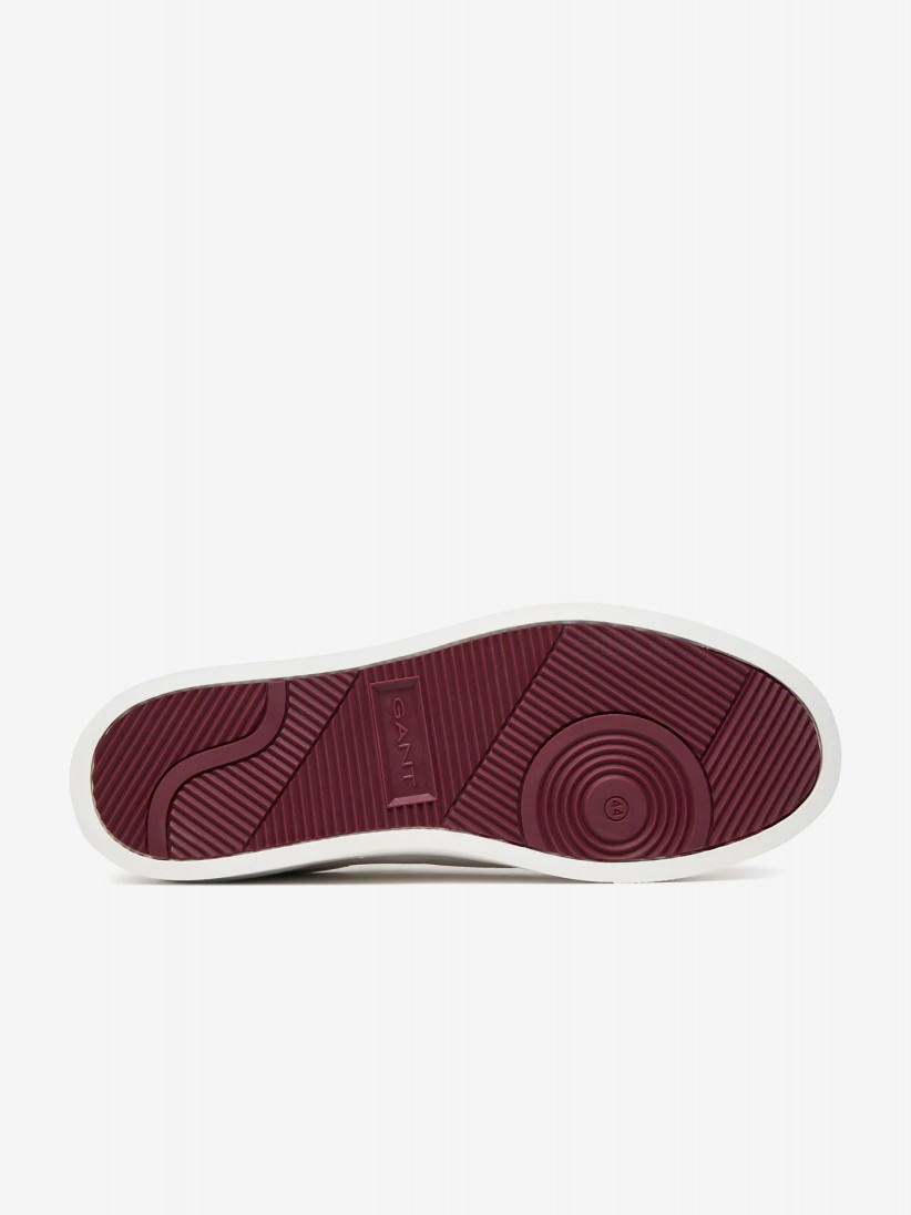Gant Mc Julien Leather White and Brown Sneakers For Men