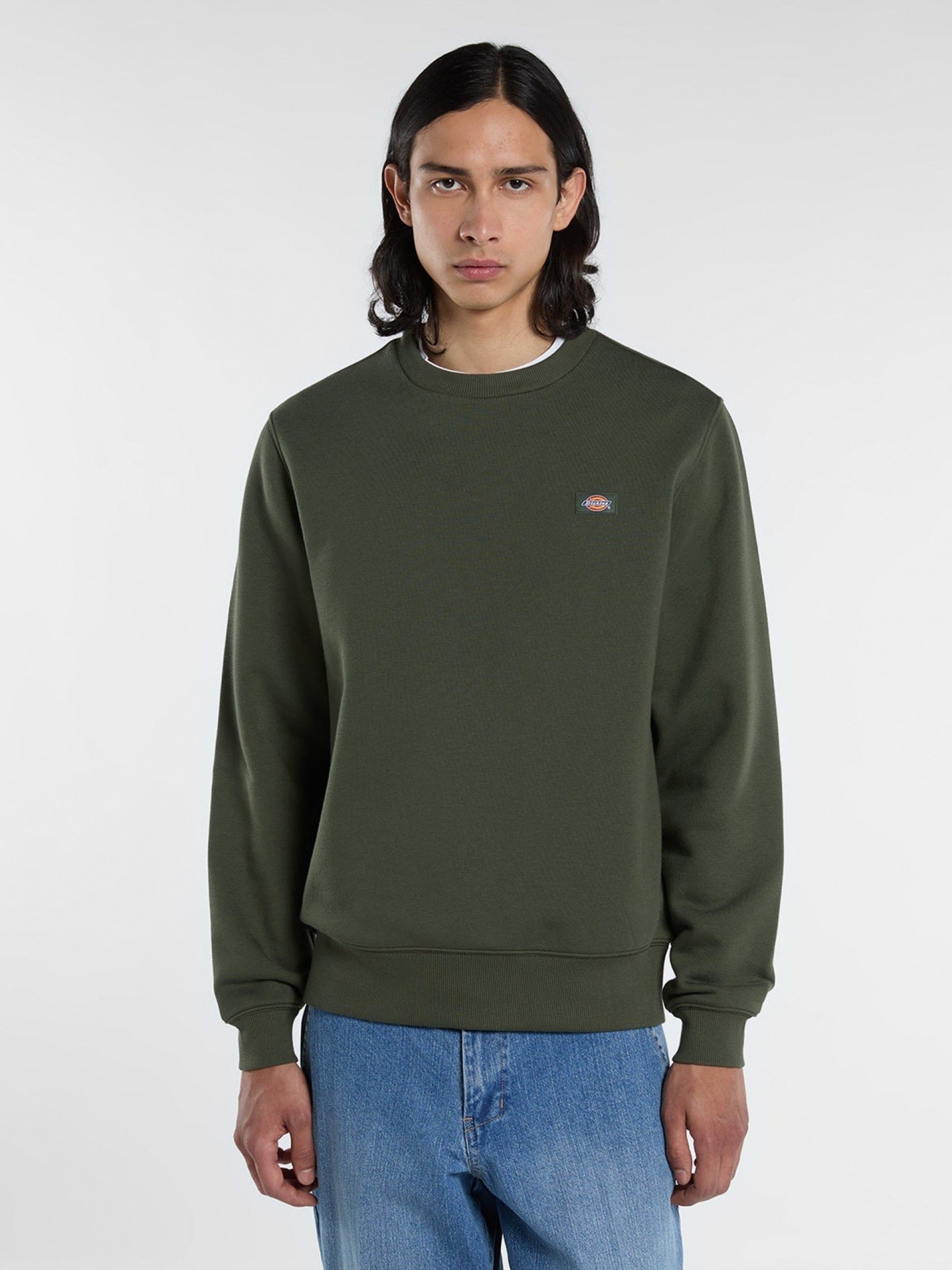 Dickies Oakport Crew Neck Green Sweater