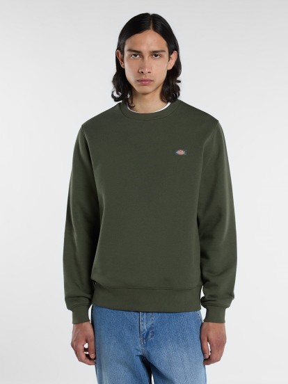 Sudadera Dickies Oakport Crew Neck Verde