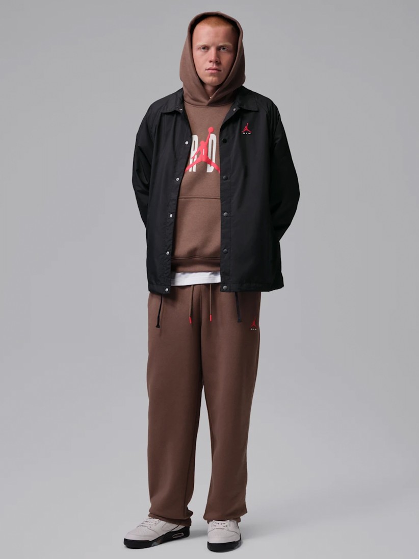 Nike Jordan Brooklyn Coaches Black Jacket Nike Jordan Brooklyn Coaches Black Jacket