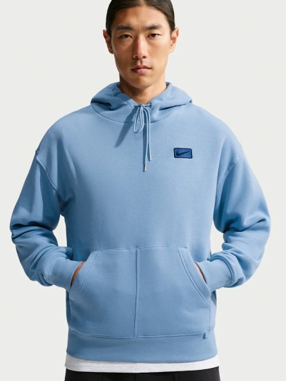 Nike Sportswear Pullover Blue Hoodie For Men