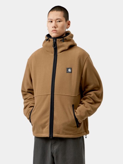 Casaco com Capuz Carhartt WIP Blevin Liner Polar Camel
