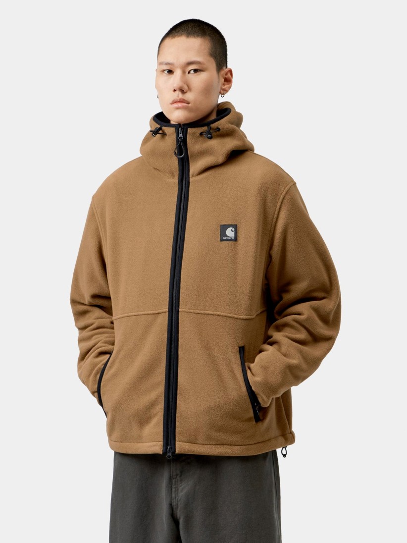 Casaco com Capuz Carhartt WIP Blevin Liner Polar Camel