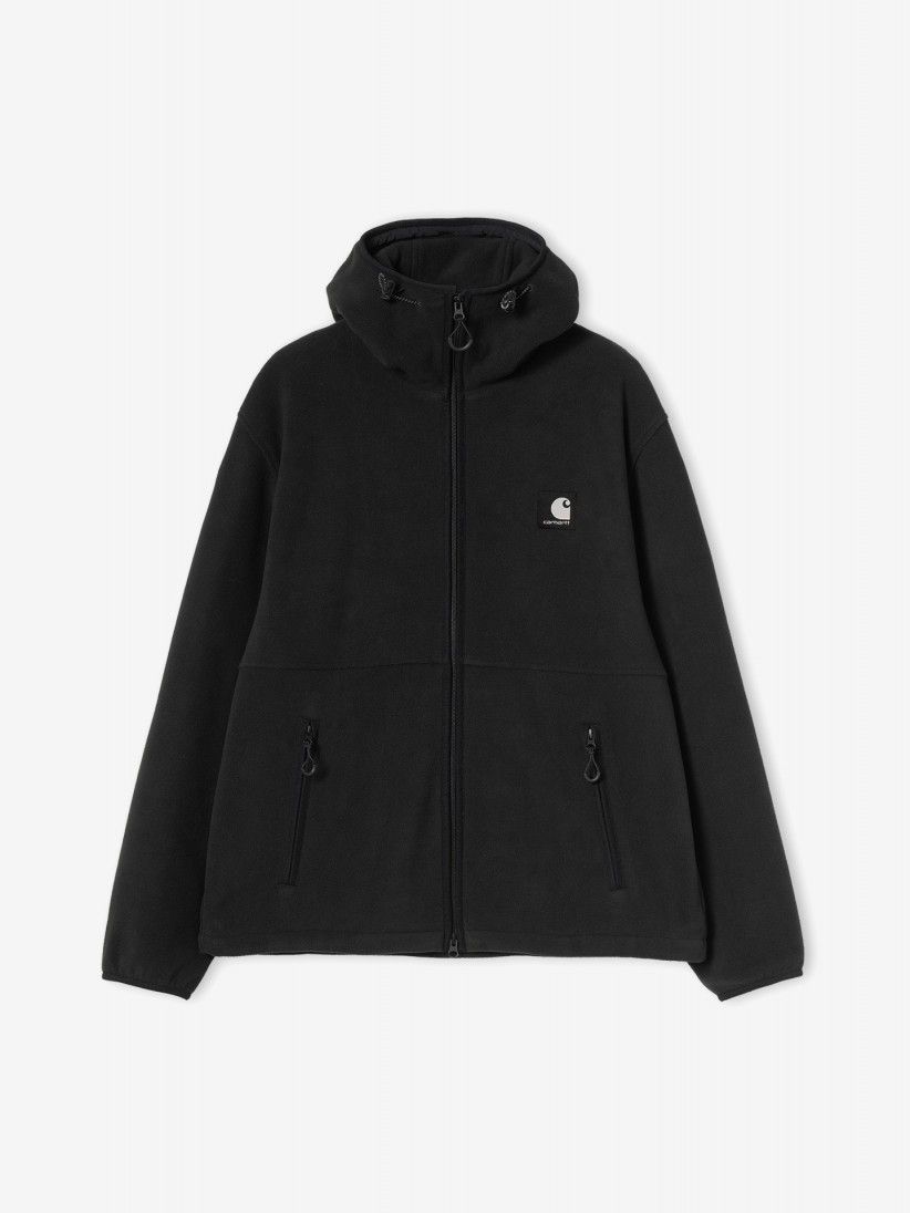 Casaco com Capuz Carhartt WIP Blevin Liner Polar Preto Casaco com Capuz Carhartt WIP Blevin Liner Polar Preto