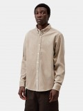 Camisa Carhartt WIP Madison Cord Bombazina Bege