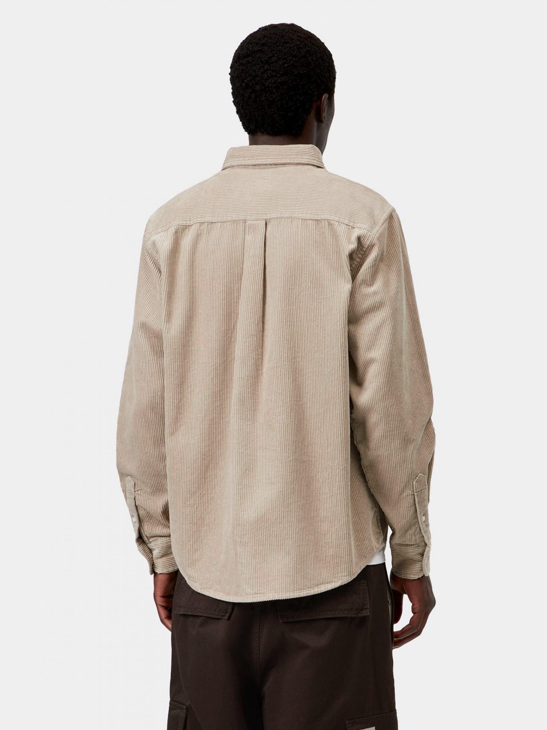Carhartt WIP Madison Corduroy Beige Shirt
