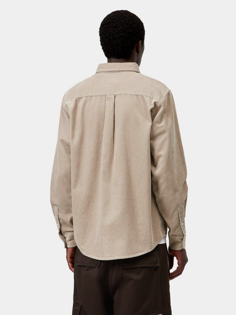 Camisa Carhartt WIP Madison Cord Bombazina Bege