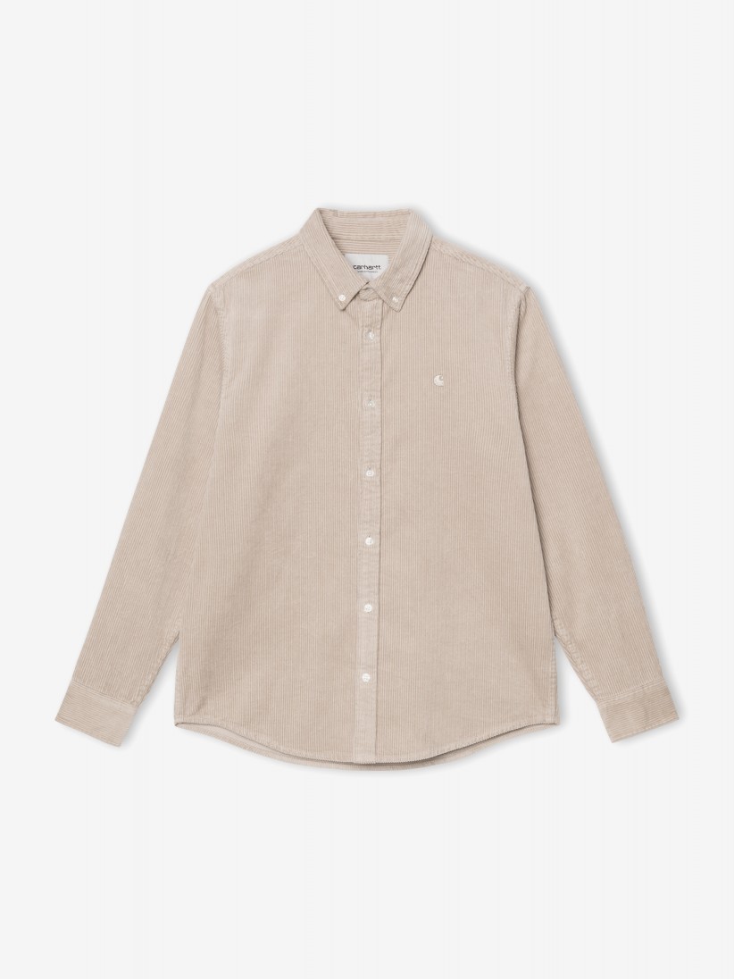 Camisa Carhartt WIP Madison Cord Bombazina Bege