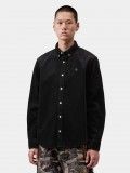 Camisa Carhartt WIP Madison Cord Bombazina Preta