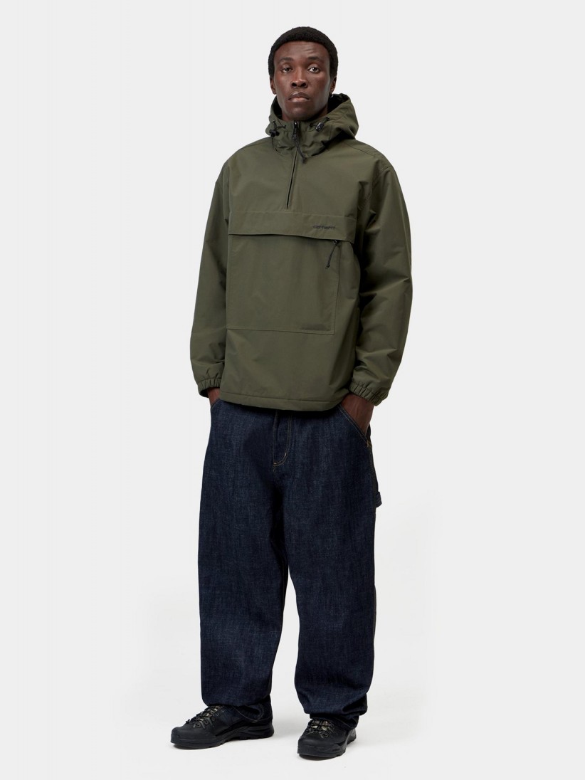 Casaco Corta-Vento com Capuz Carhartt WIP Pullover Verde (Inverno) Casaco Corta-Vento com Capuz Carhartt WIP Pullover Verde (Inverno)
