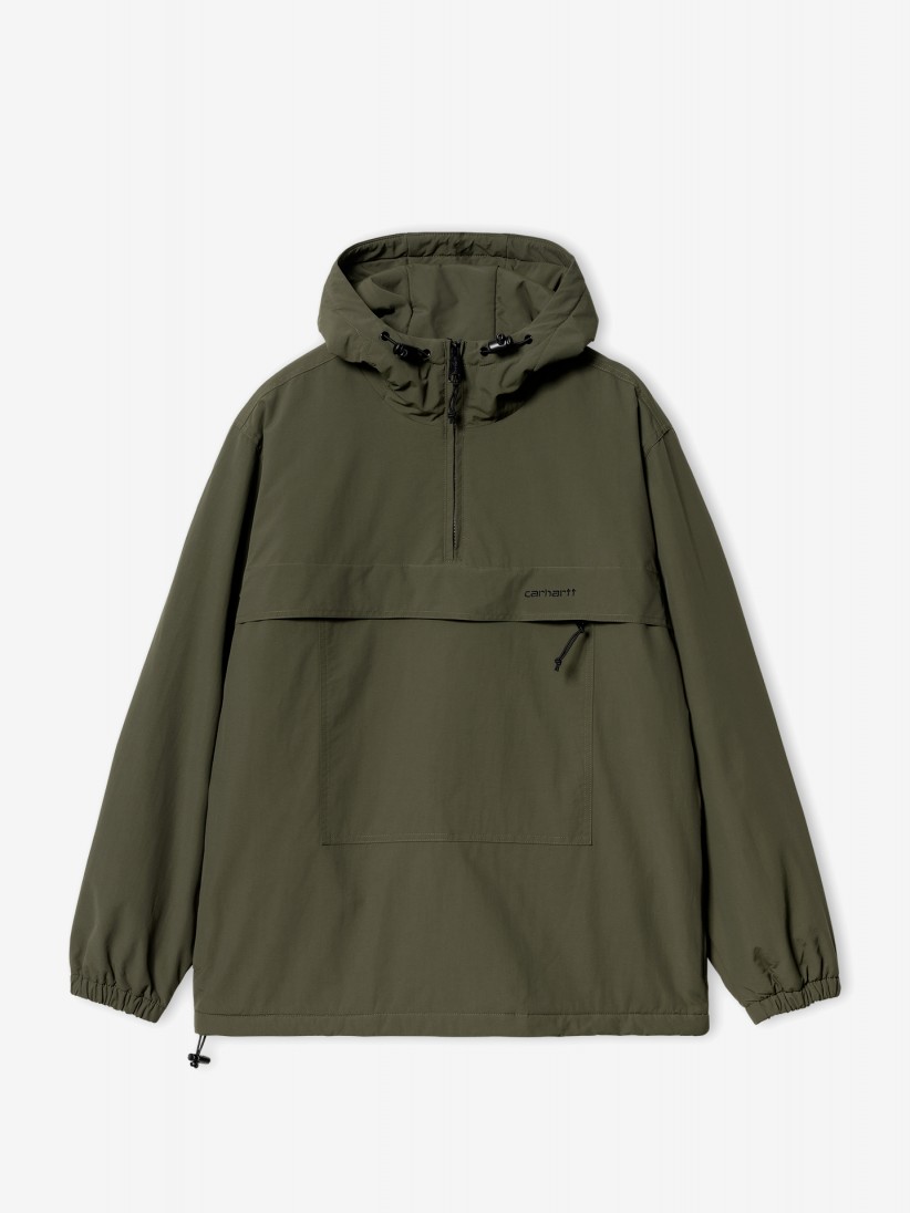 Casaco Corta-Vento com Capuz Carhartt WIP Pullover Verde (Inverno) Casaco Corta-Vento com Capuz Carhartt WIP Pullover Verde (Inverno)