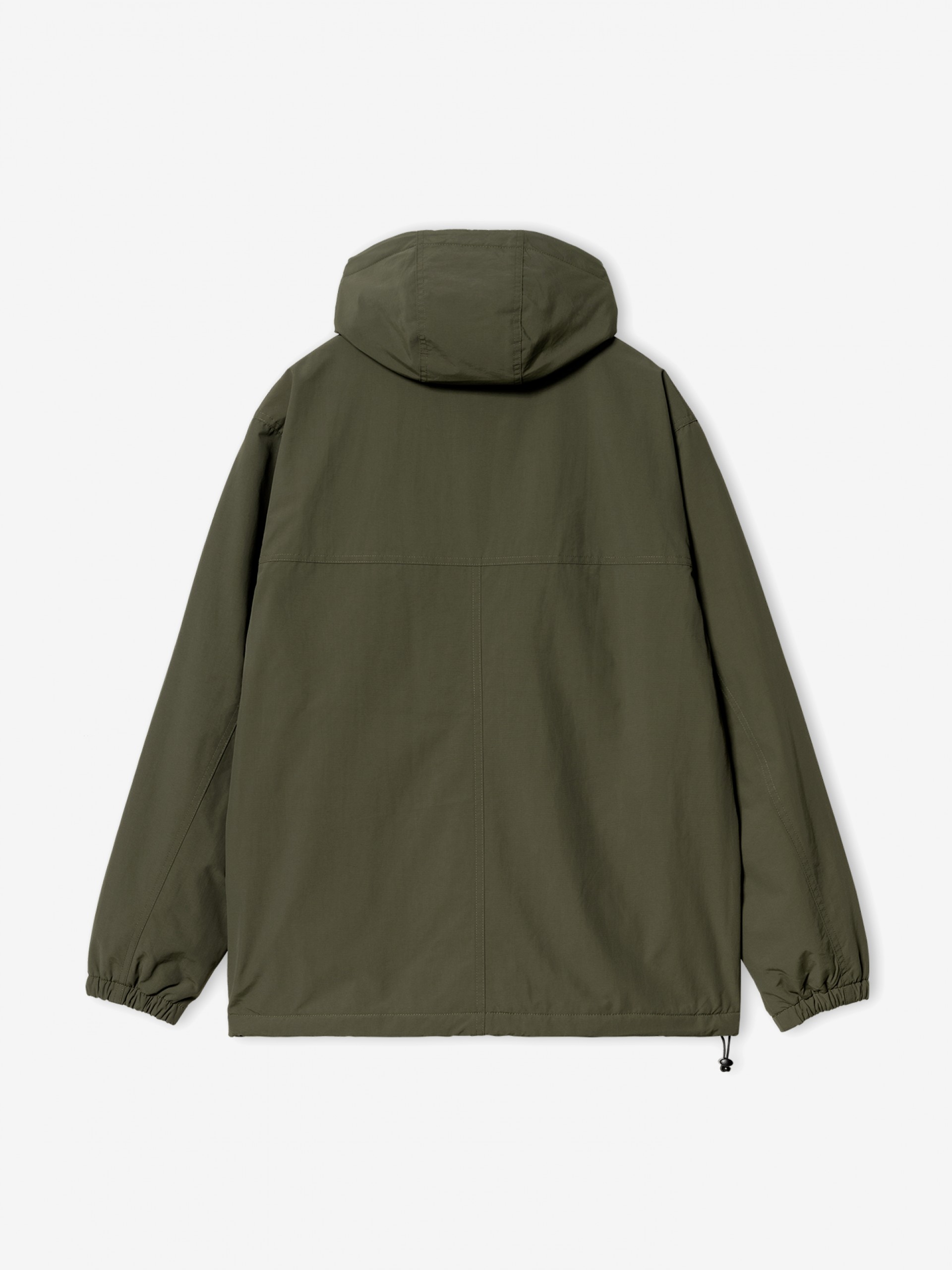 Chaqueta Cortavientos con Capucha Carhartt WIP Pullover Verde (Invierno)