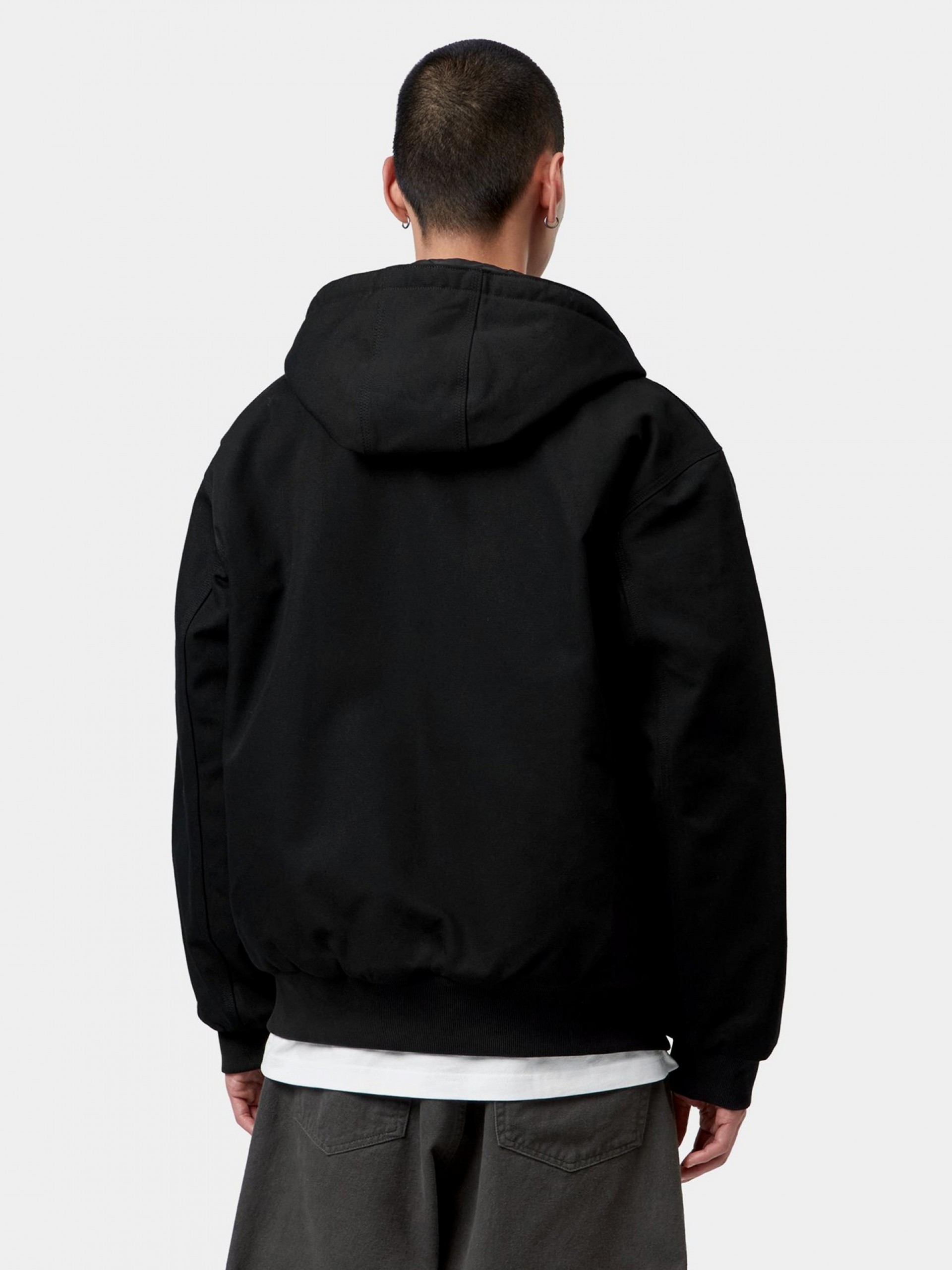 Carhartt WIP Active OG Black Hooded Jacket