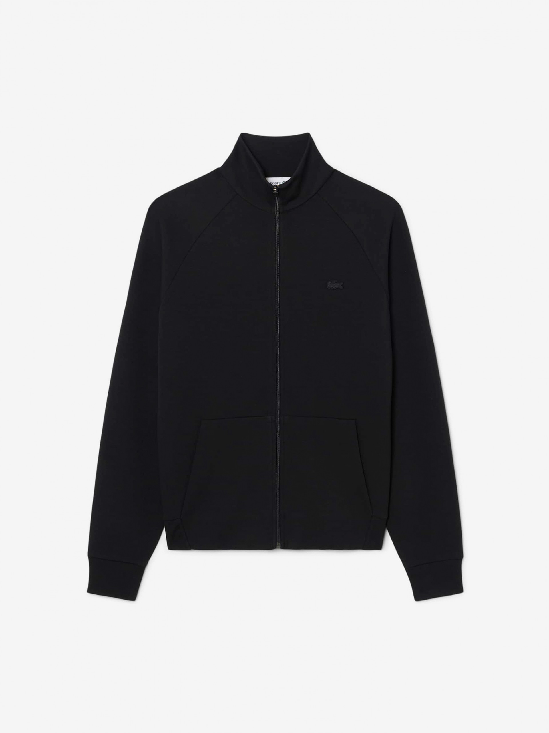 Casaco Lacoste Commuter em Jersey de Dupla Face Preto