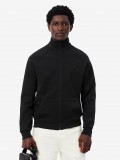 Chaqueta Lacoste Commuter de Punto Jersey Doble Negra