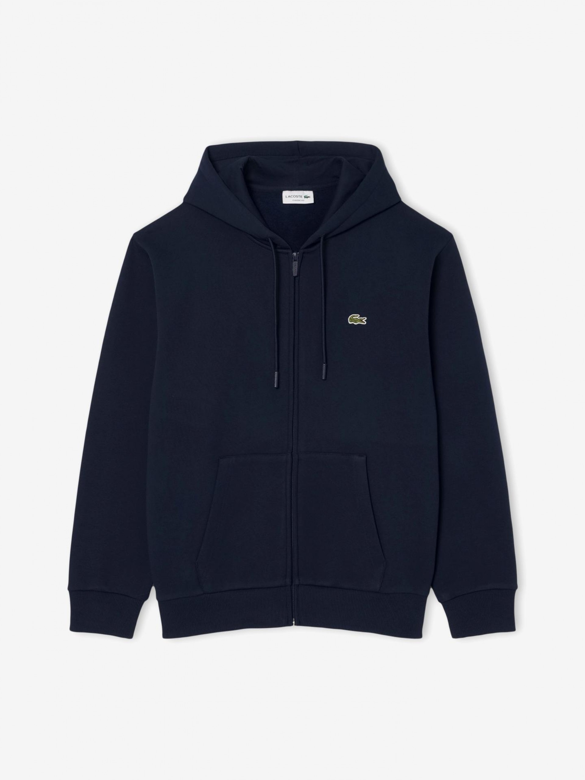 Chaqueta con Capucha Lacoste Zipped Fleece Azul