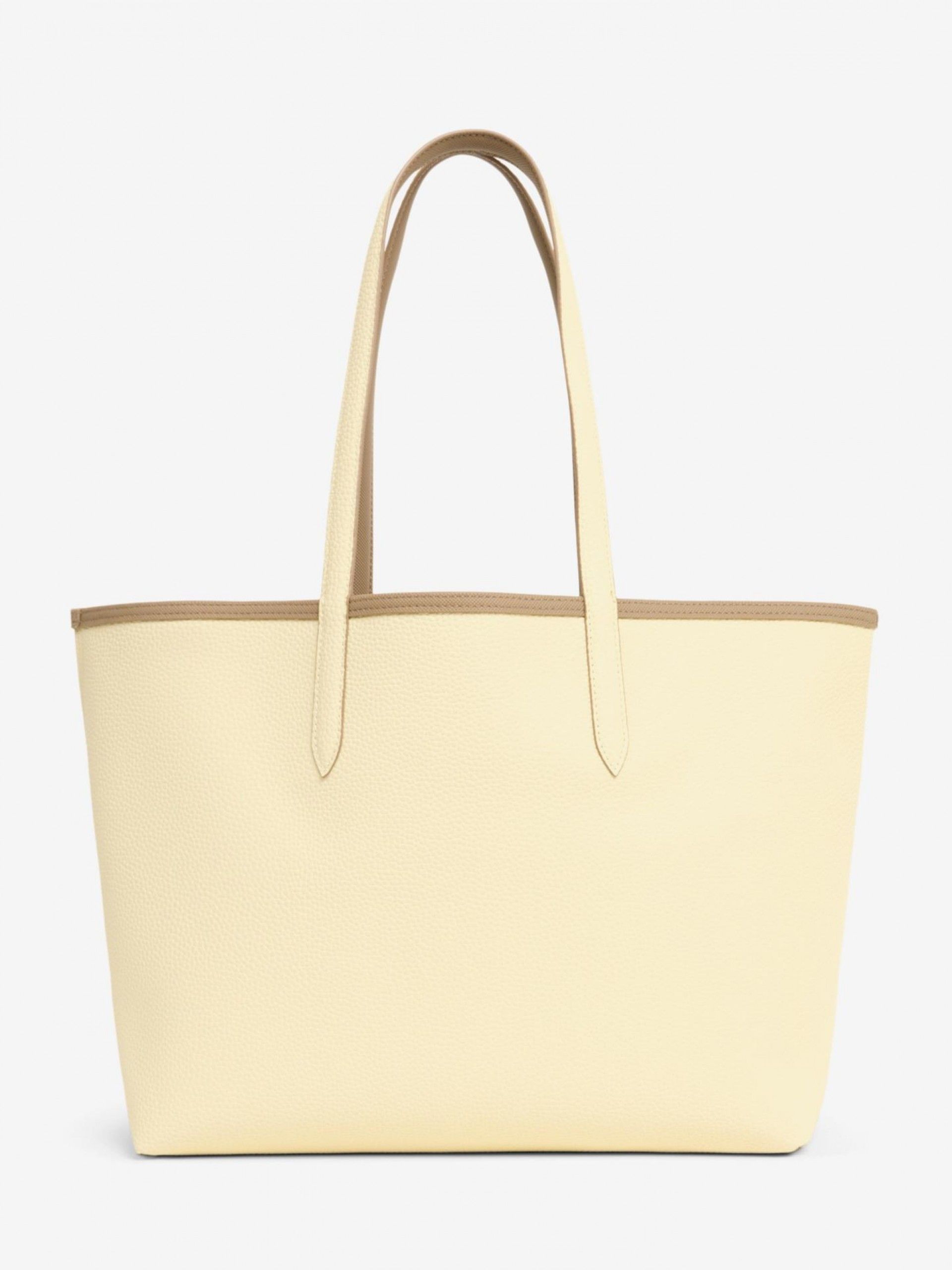 Mala Grande Lacoste Anna Bege Reversível com Bolsa