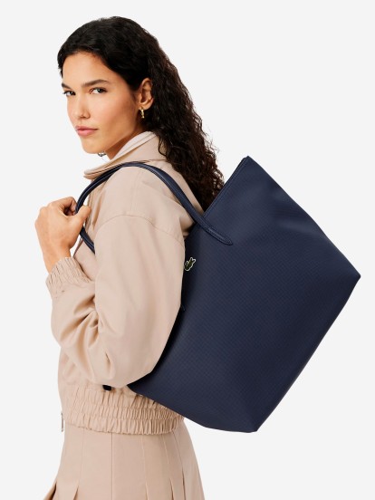 Bolso Tote Lacoste L.12.12 Concept Azul Bolso Tote Lacoste L.12.12 Concept Azul