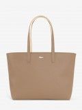 Lacoste Anna Zipped Beige Tote