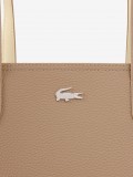 Lacoste Anna Zipped Beige Tote