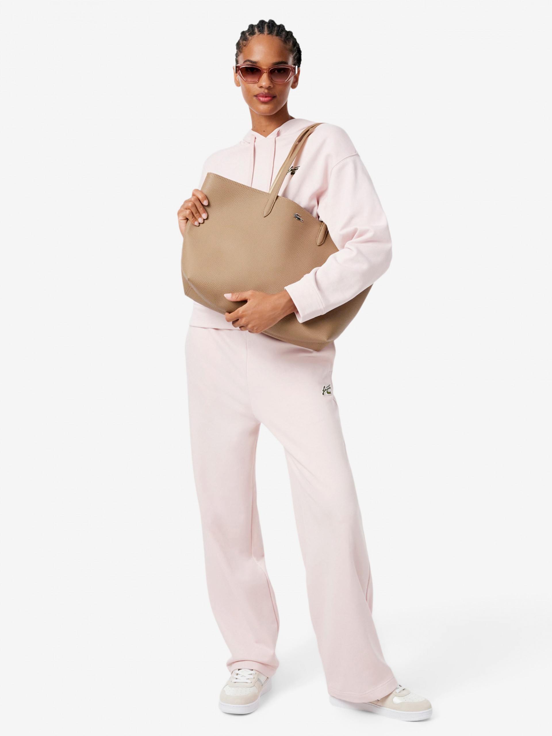 Mala Grande Lacoste Anna Zipped Bege