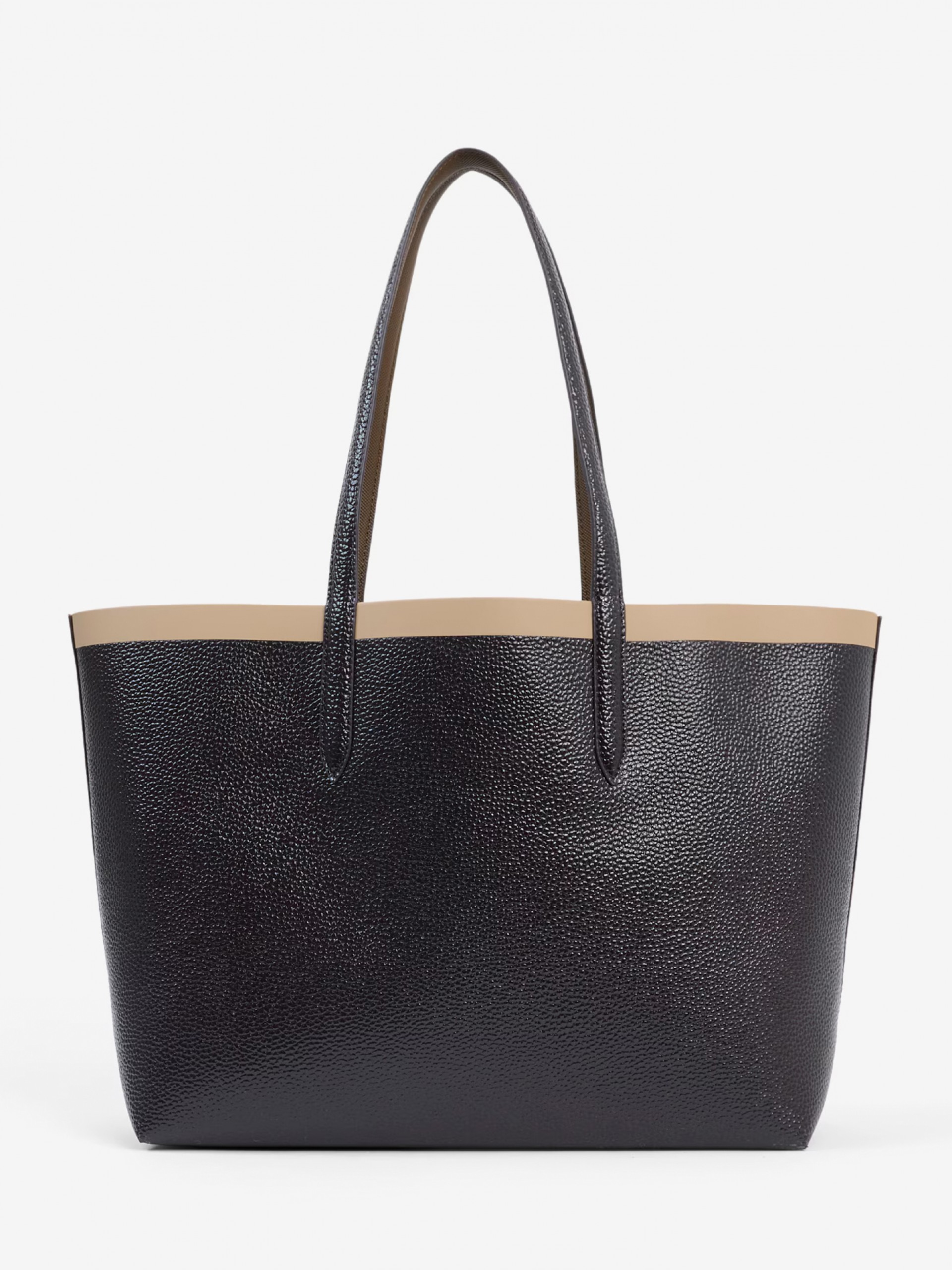 Lacoste Anna Brown Reversible Tote with Clutch
