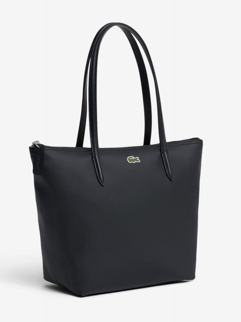 Mala Pequena Lacoste L.12.12 Concept Preta Mala Pequena Lacoste L.12.12 Concept Preta