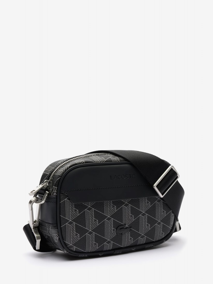 Bandolera Lacoste The Blend Negra Para Hombre