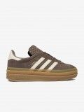Sapatilhas Adidas Gazelle Bold J Castanhas Em Camur�a