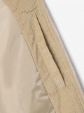 Chaqueta Lacoste Bomber Acolchada de Pana Beige