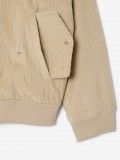 Chaqueta Lacoste Bomber Acolchada de Pana Beige