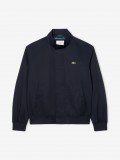 Casaco Lacoste Harrington em Sarja Impermeável Azul Casaco Lacoste Harrington em Sarja Impermeável Azul