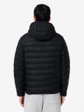 Lacoste Water-Repellent Down Black Hooded Jacket Lacoste Water-Repellent Down Black Hooded Jacket