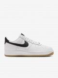 Sapatilhas Nike Air Force 1 07 Brancas e Pretas Para Homem