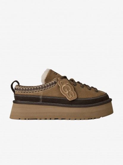 Ugg Heritage Lace-Up Camel and Brown Slippers For Women Ugg Heritage Lace-Up Camel and Brown Slippers For Women