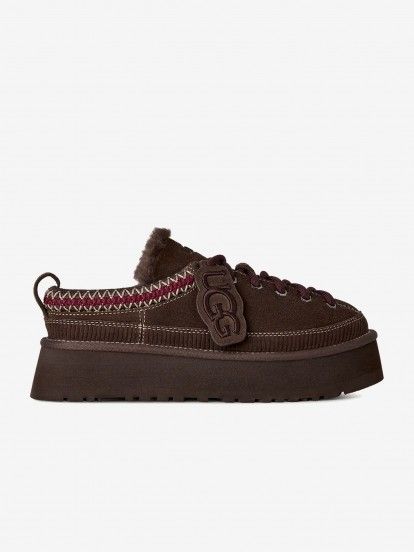 Ugg Heritage Lace-Up Brown Slippers For Women