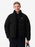 Chaqueta con Capucha Lacoste Acolchada Hidr�fuga Negra