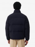 Chaqueta con Capucha Lacoste Acolchada Hidr�fuga Azul