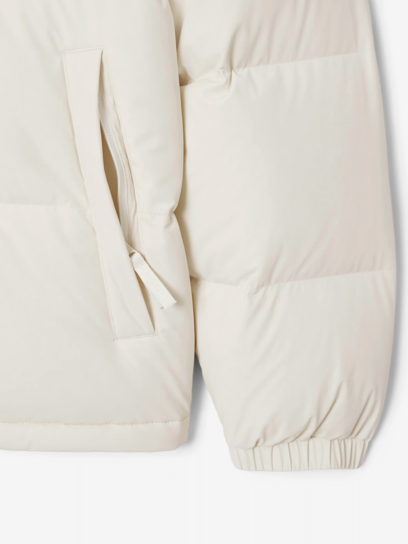 Chaqueta con Capucha Lacoste Acolchada Hidrófuga Beige Chaqueta con Capucha Lacoste Acolchada Hidrófuga Beige