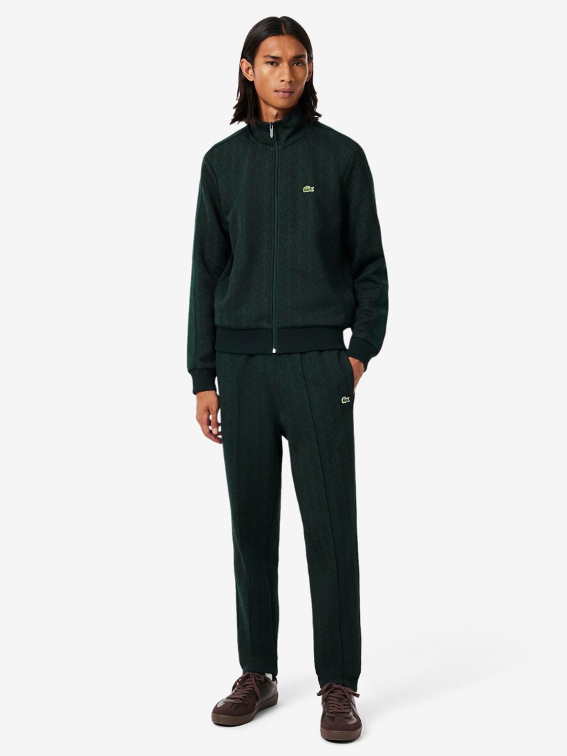 Calças Lacoste Paris Monogram Verdes e Pretas Calças Lacoste Paris Monogram Verdes e Pretas