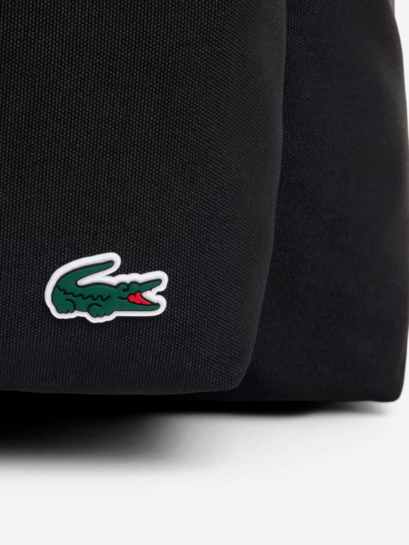 Mochila Lacoste Casual Croco Preta
